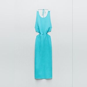 Knit Dress with Cross open back by Zara